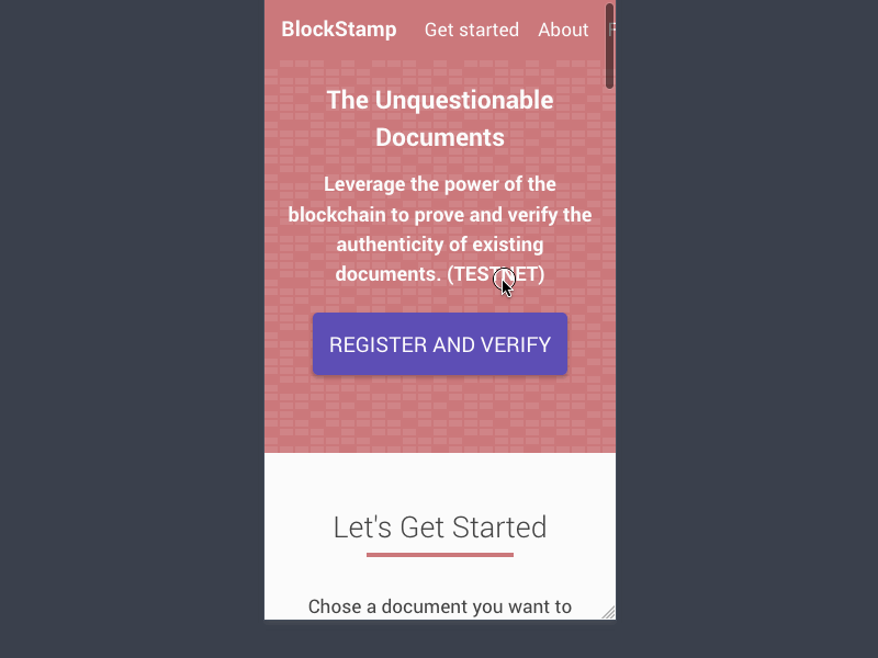 Demo app for clients interaction interface ui user experience ux web application