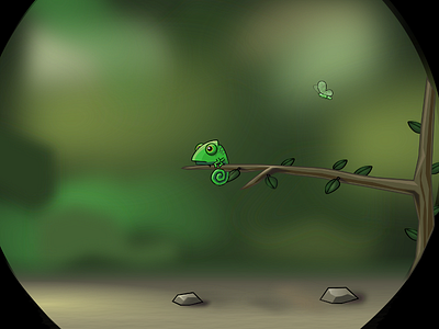 Dave butterfly chameleon concept reptile tree