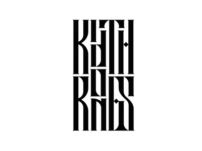 Kidthrones kidthrones logo music musician typography