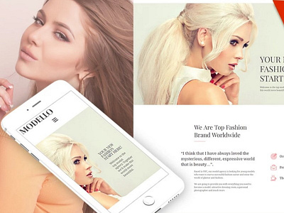 Modello - Premium Moto CMS 3 Template beauty fashion motocms portfolio responsive design