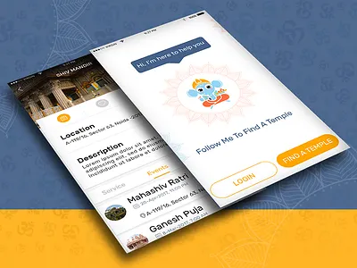 UX/UI screens of our upcoming mobile application project android animation app application graphics icons ios login screen mobile app screens ui ux