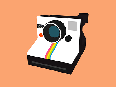 Polaroid Camera camera low poly polaroid
