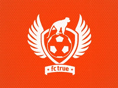 FC True badge badge ball branding fabric football logo monkey