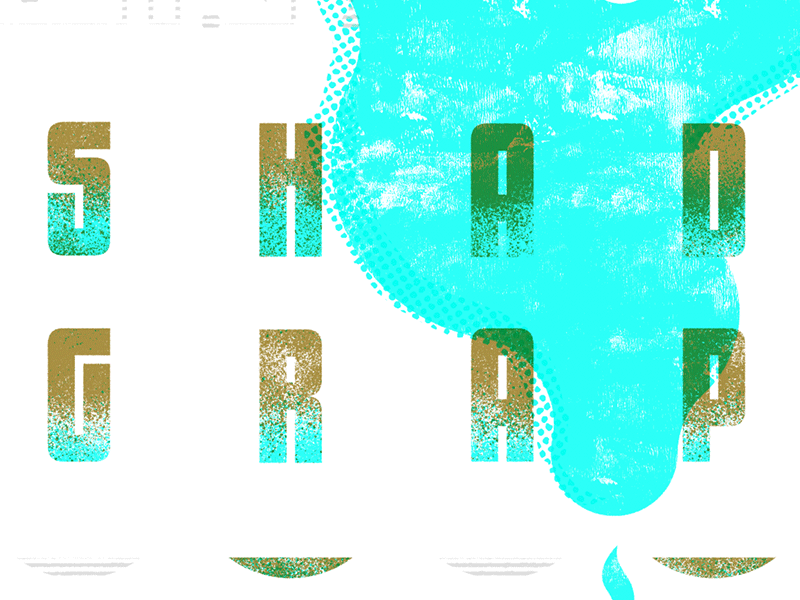 Shadowgraphs Gig Poster Details atomic campfire fire gig poster music nuclear poster skull texture