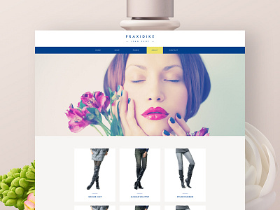 Praxidike ecommerce online store template wordpress
