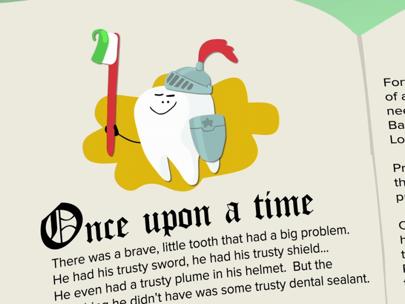 Dental Knight after effects character dental illustrator knight simple vector