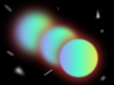 Monday Warmup blur experiment gradient scribbles warmup