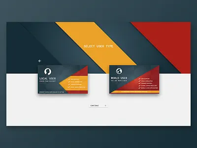 Daily Ui #064 Select User Type 064 daily ui design select user type ui ux