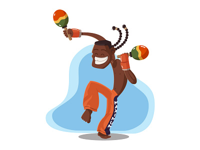 DeeJay 2d adobe arcade capcom character design illustration illustrator jamican music streetfighter video game