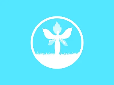 The White Fae fae faery fairy flat colour iconography silhouette white