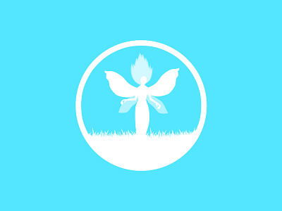 The White Fae fae faery fairy flat colour iconography silhouette white