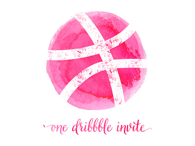 One dribbble invite dribbble invite invite