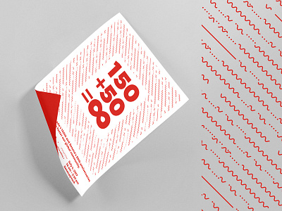 SSF 150+50 design illustrator poster red typography