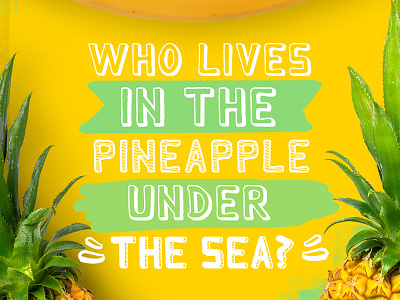 FREE Font - Monky Regular banana font free freebie monkey pineapple regular sea sponge bob