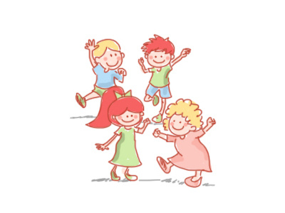 School break! break children fun having fun illustration kids school school break