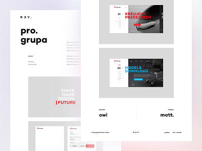 Case study case study colors gradient landing minimalism portfolio studio white