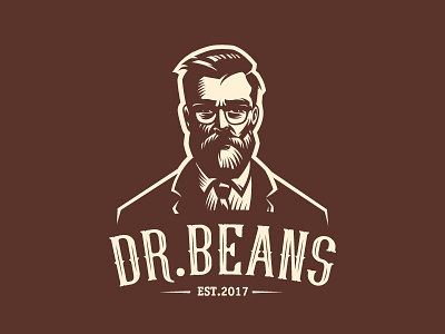 dr. Beans beans chocolate craft dr drawing engraving hand old retro school style vintage