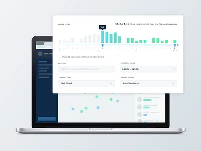 Builder audience filter real estate slider tags tooltip