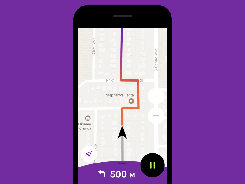 Longboard navigator animation ios longboard map navigator ride tracker