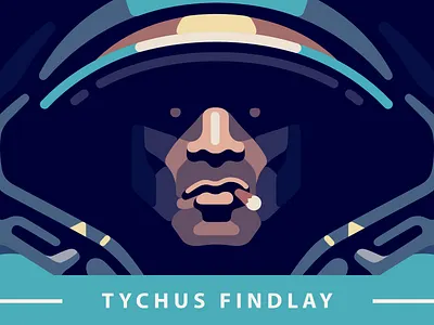 Tychus Findlay character illustration poster starcraft