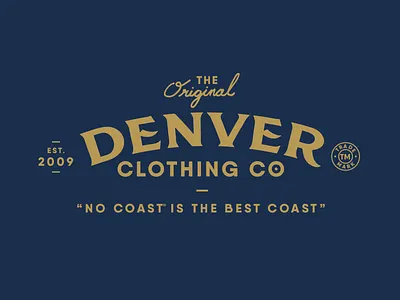 Denver Clothing Co. Branding branding denver logo