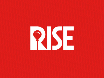 Rise balloon logo rise