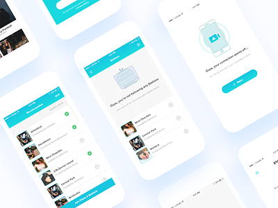 Station - Some iOS Screens app blue design groups interface ios iphone social station ui ux