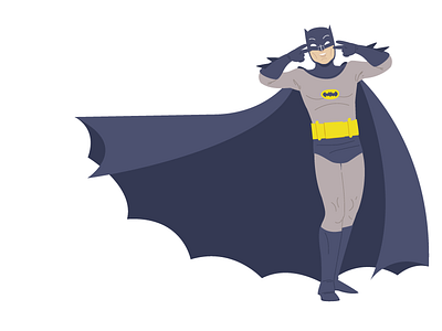 Adam West adam west batman character hero vector