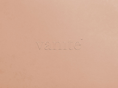 vanité beauty brand branding businesscards elegance embossed identity letterhead logo logodesign stationery vanity