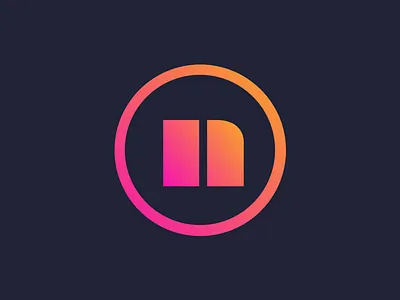 Nocturnal TV logo app brand circle edm logo n stream video