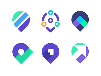 Pin logo exploration | Digital marketing company ( for sale ) arrows brand exploration exploring check mark done growing identity branding icons logo mark leader leadership trust local location arrow location map checkmark pin pins logo seo marketing growth