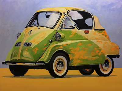 Bubble 4 Wip bubble car painting