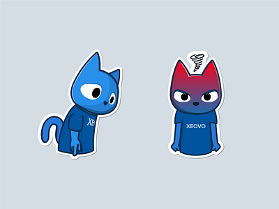 Xeovo telegram stickers cat character stickers telegram