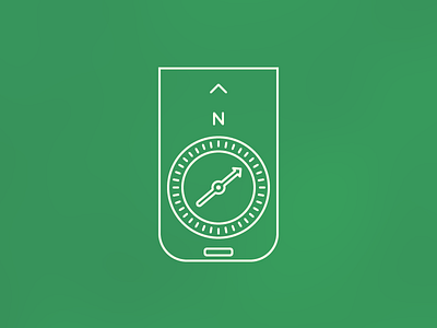 Compas compas direction gear icon icons lineicon outdoor