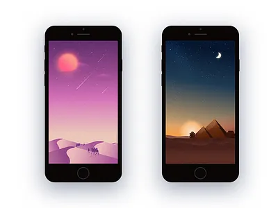 Desert illustration exercise ai