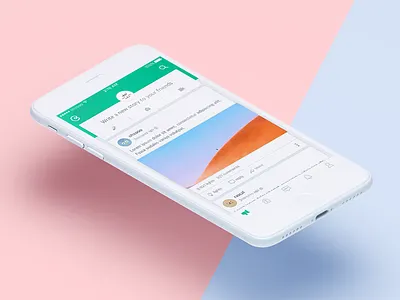 SNS for school app app design feed interface newsfeed platform sns social timeline ui