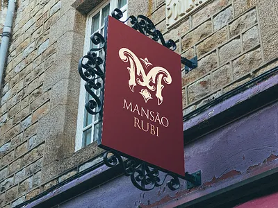 Mansão Rubi Brand brand branding brazil designer logo logotype mark minimal motion moviment sign ui