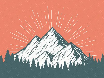 Mountain illustration mountain vector wilderness