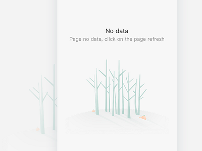 app ui for default app default design empty forest illustration nodata tree ui