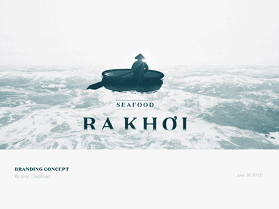 RA KHOI I Seafood brand branding indentity logo logoseafood sea seafood symbol