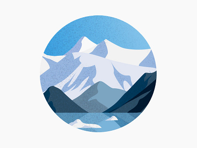 Alaska alaska glacier ice illustration mountain snow