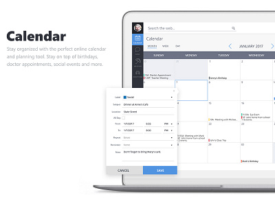 Calendar calendar ui