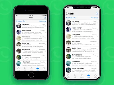 iOS 10 on iPhone 7 vs iOS 11 on the iPhone 8 Concept ios ios10 ios11 iphone iphone7 iphone8 whatsapp