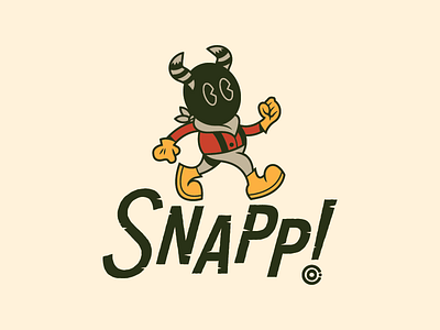 Snapp! Co. character illustration logo missouri ozarks typography