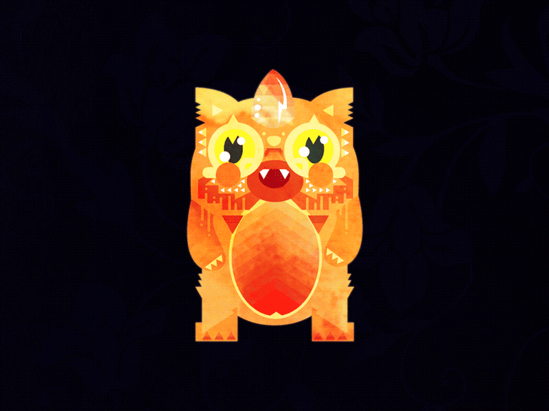 Lil Cuties animals characters city gif monster