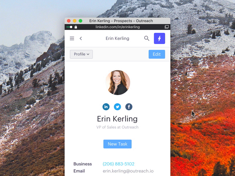 Outreach Everywhere: Status Bar chrome design desktop extension google interaction mobile plugin status bar ui ux web