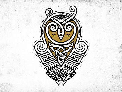 Celtic art Owl celtic celticart owl