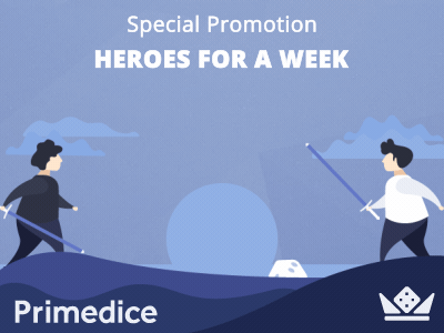 Heroes Program bitcoin coin cycle dice gif hero primedice running sword week