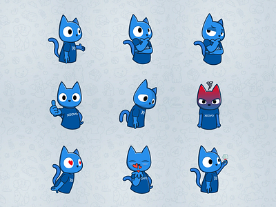 Xeovo telegram stickers cat character sticker stickers telegram