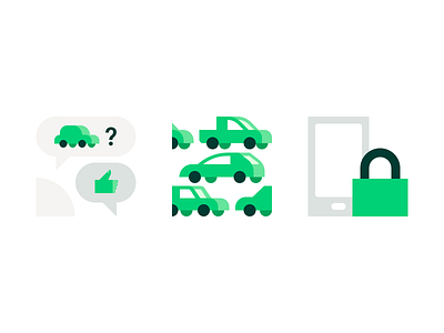Nabobil Illustrations car icon illustration web